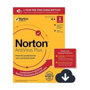 norton antivirus plus for 1 device |1 year 2021